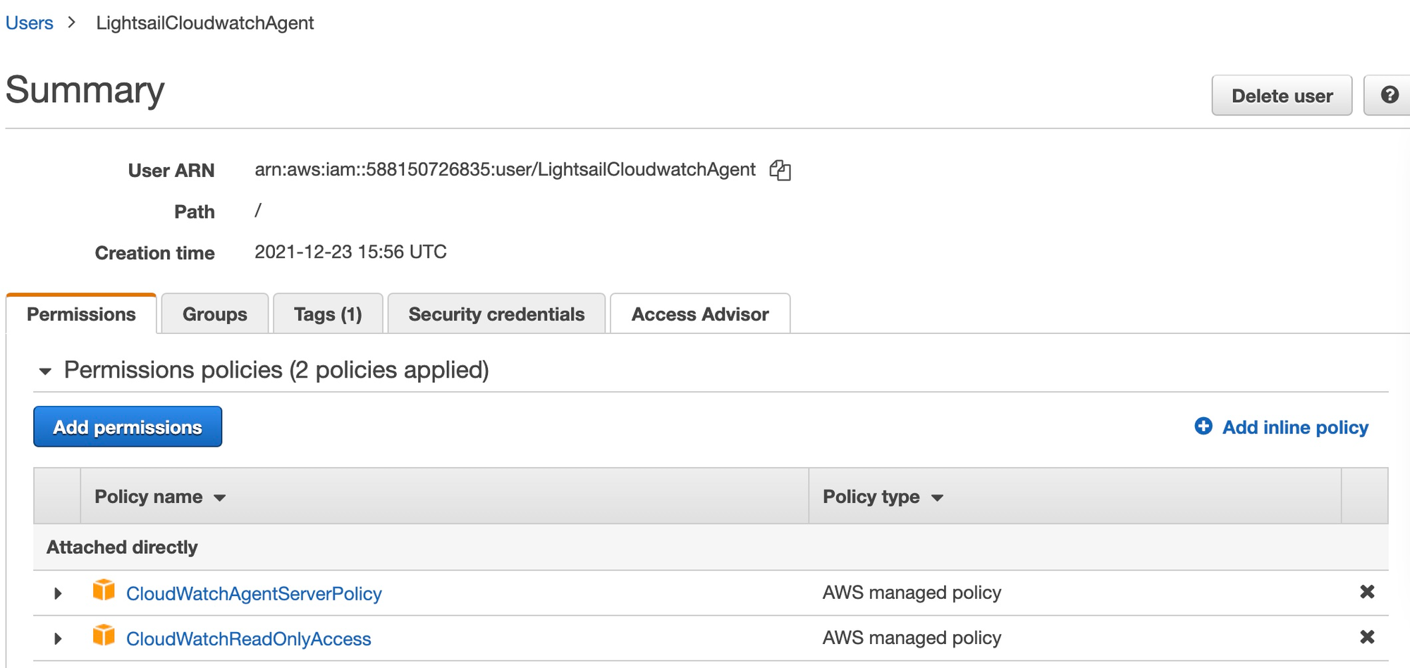 Monitoring Amazon Lightsail Instances