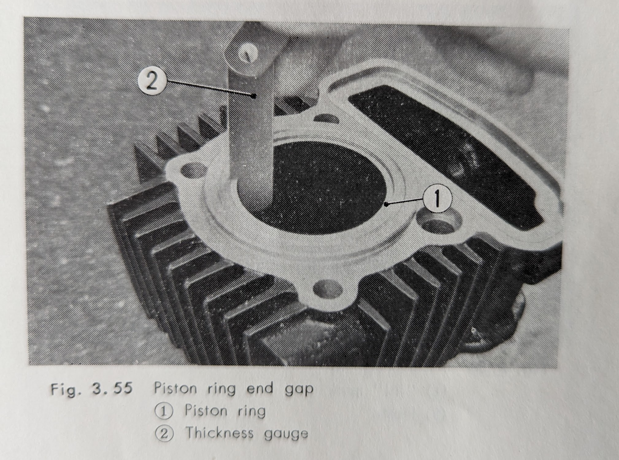 Honda C90 - piston, cylinder and combustion