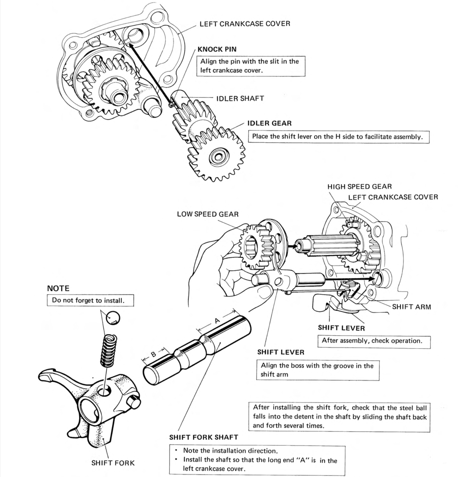 Honda CT90 - posi-torque sub transmission