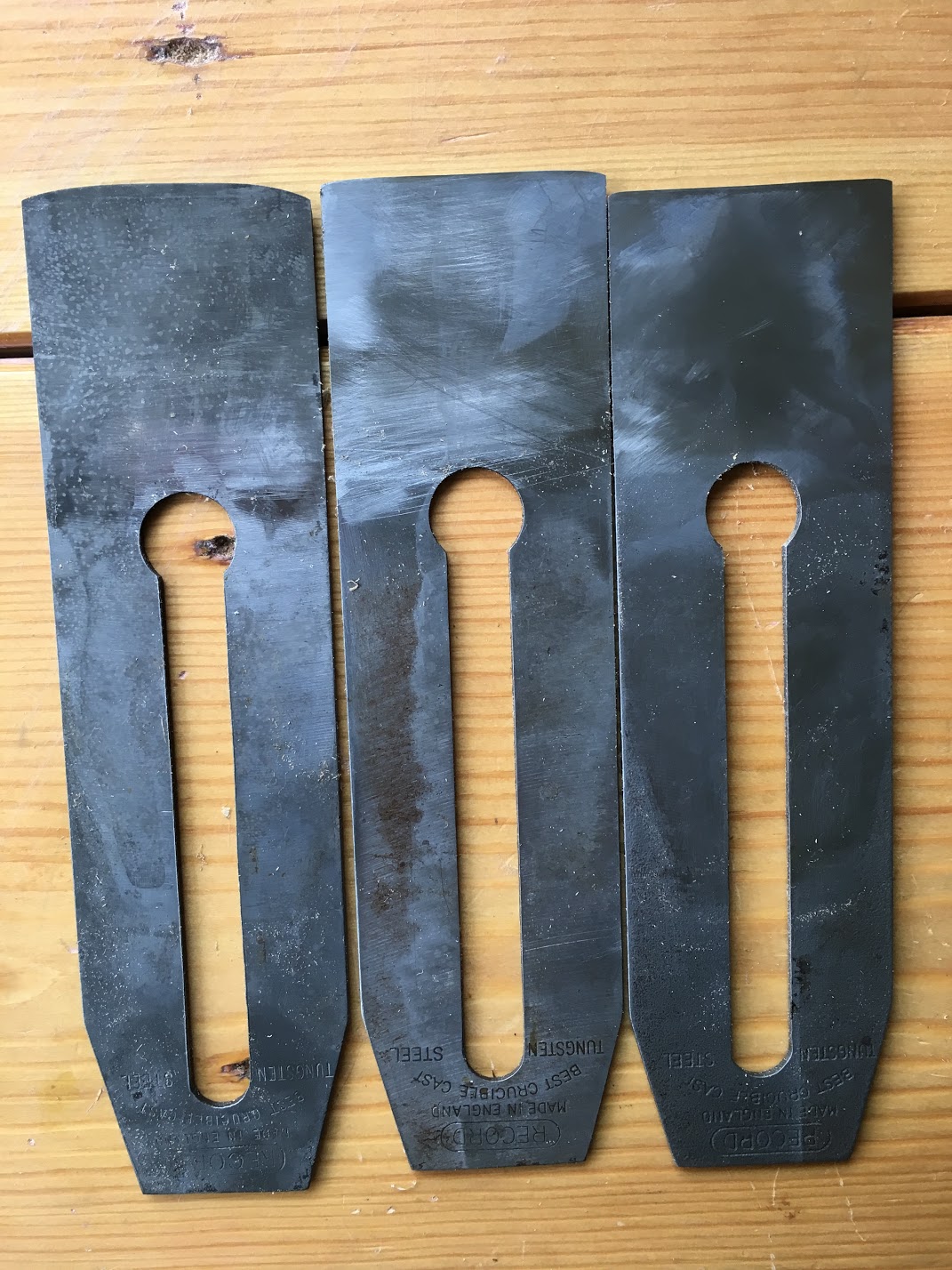 bench planes blade camber