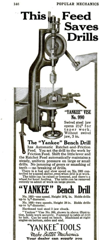 Repairing a North Bros 1003 bench drill