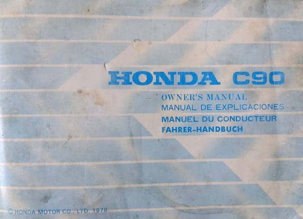 Honda C90 Super Cub - Shop Manuals