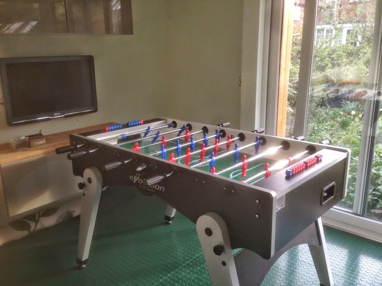 Evolution Foosball table installed
