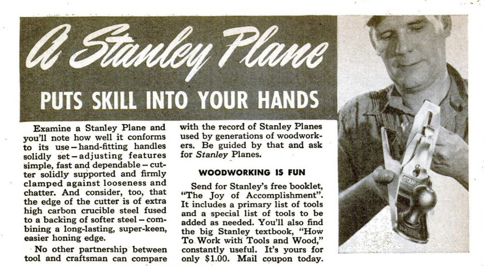 Laminated plane irons - Stanley and Record