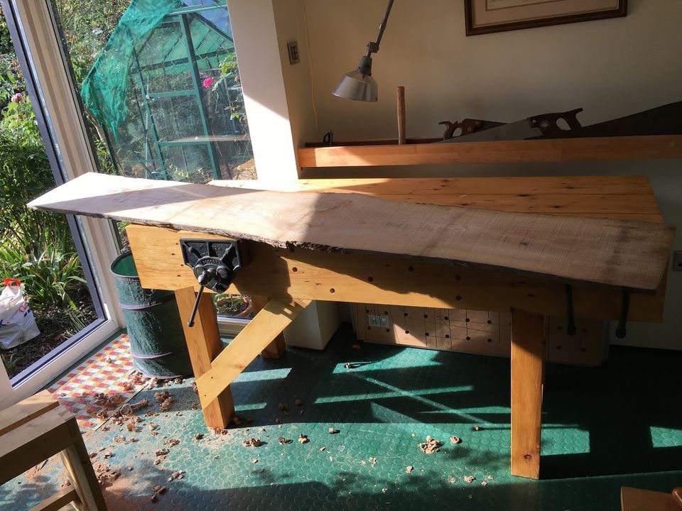 side table - timber preparation